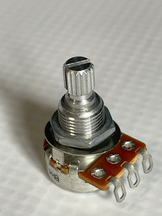 New - Allparts Alpha 50K Mini Audio Taper Pot Knurled Split Shaft - EP-0282