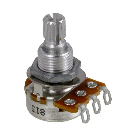 New - Allparts Alpha 50K Mini Audio Taper Pot Knurled Split Shaft - EP-0282