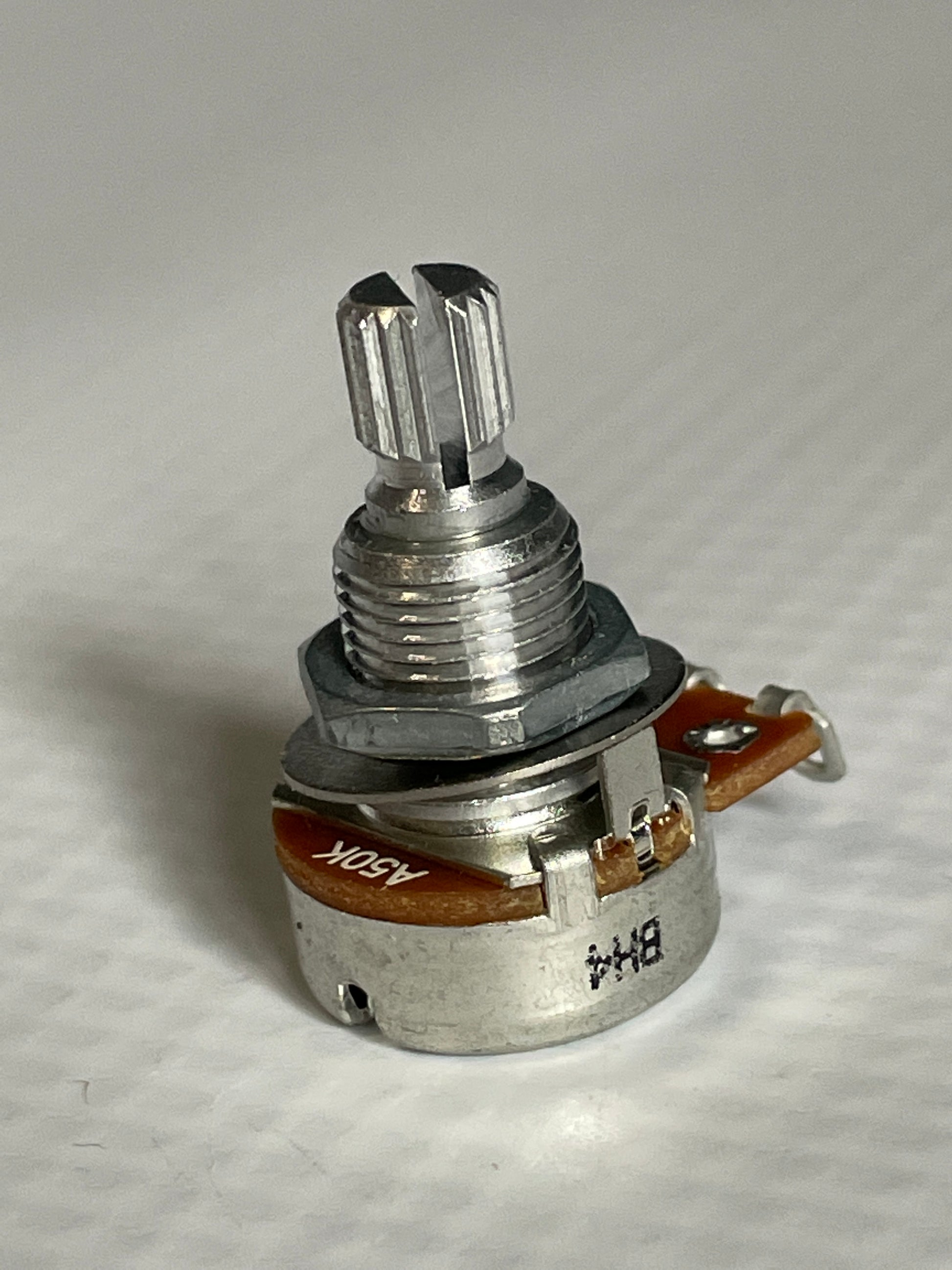New - Allparts Alpha 50K Mini Audio Taper Pot Knurled Split